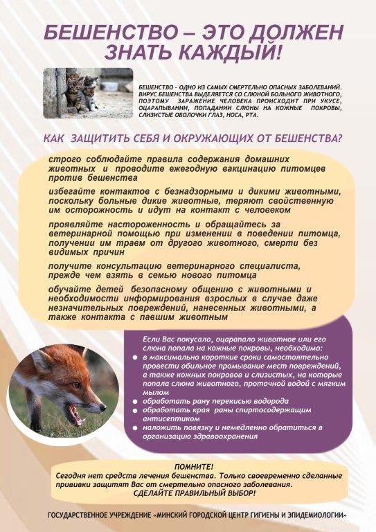 «Профилактика бешенства»