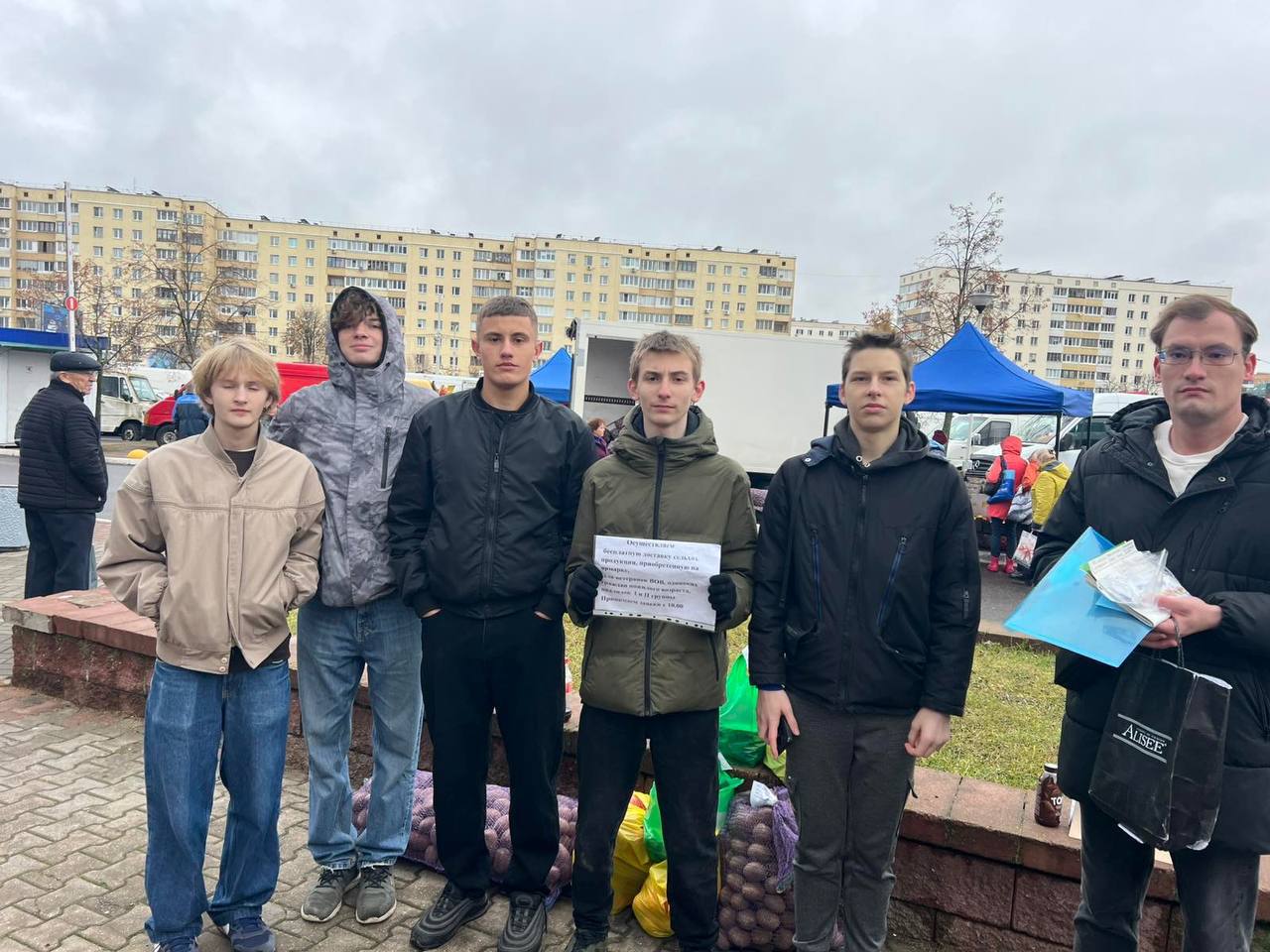 Приняли участие в помощи по доставке сельскохозяйственной продукции