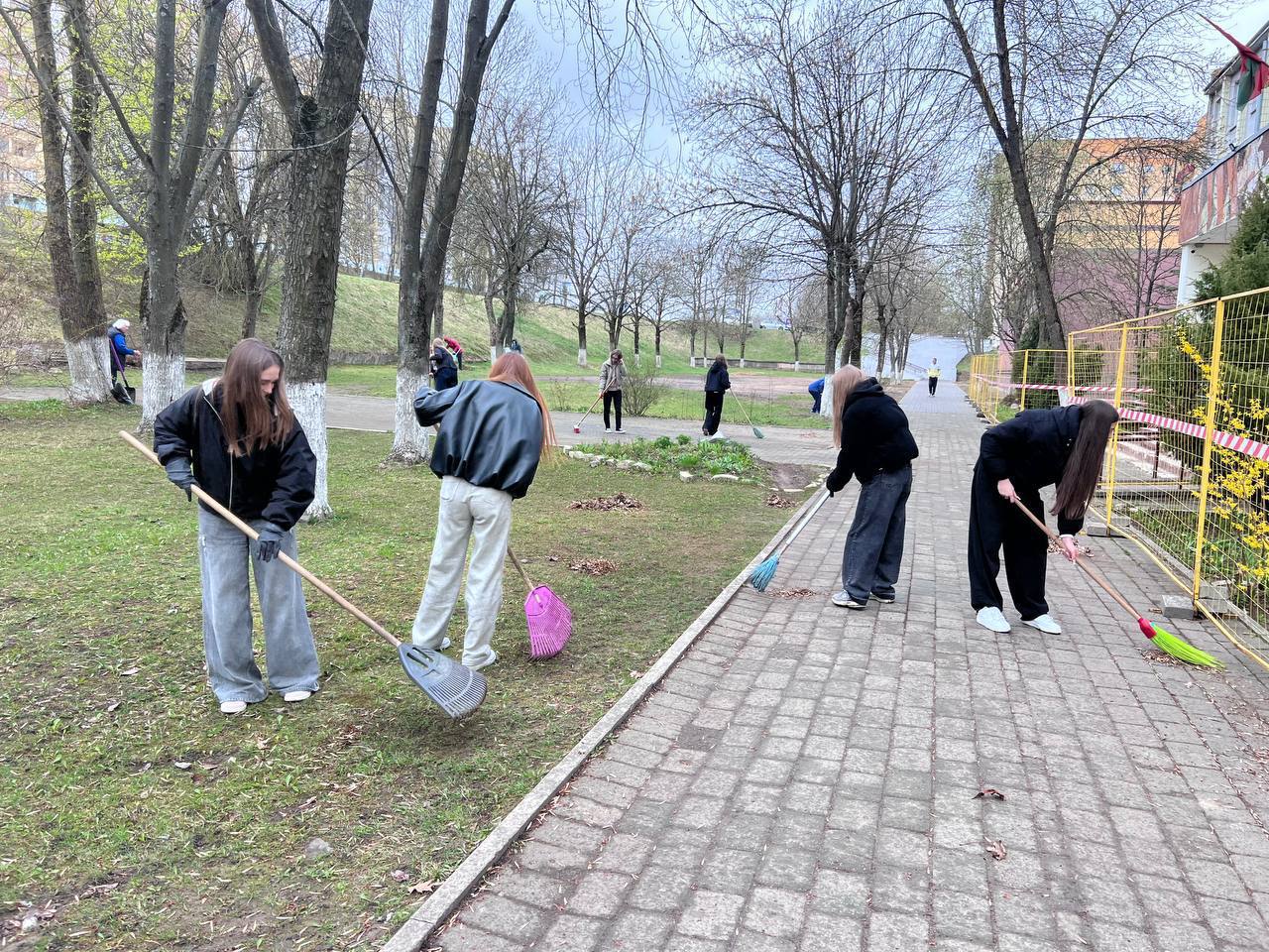 Спасибо тем, кто сделал наш колледж чище!