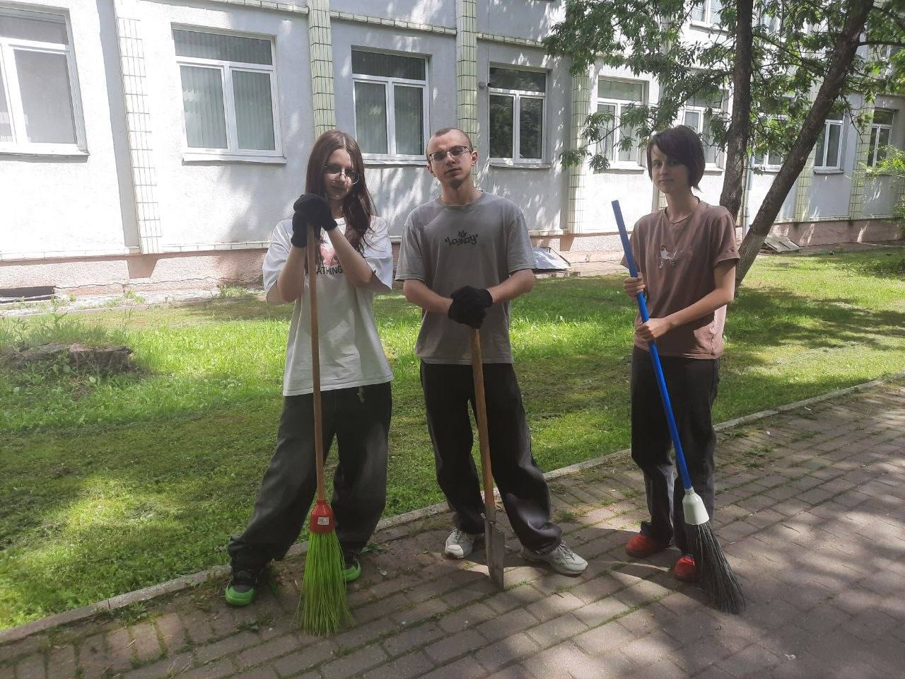 Студенческий отряд «Зеленый десант» в деле: созидаем на благо родного колледжа!